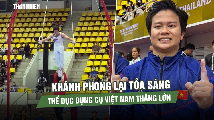 Khánh Phong lại tỏa sáng: Thể dục dụng cụ Việt Nam thắng lớn ở nội dung vòng treo