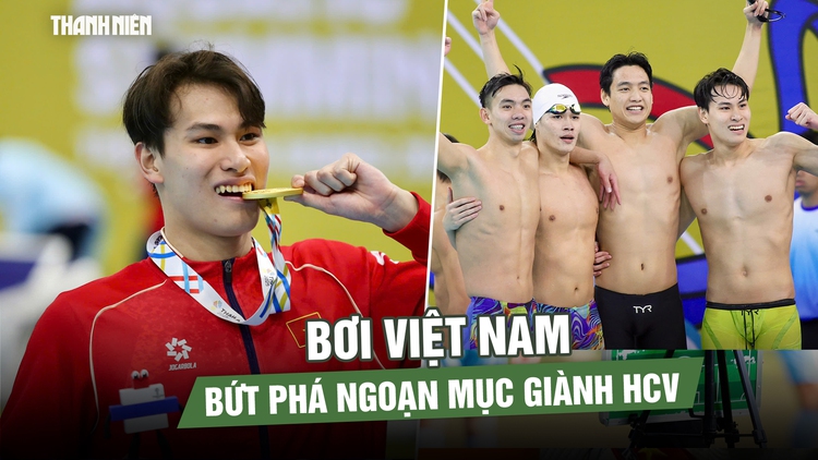 Bơi Việt Nam bứt phá ngoạn mục, giành HCV sau màn rượt đuổi kịch tính