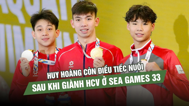 Huy Hoàng còn tiếc nuối điều này sau khi giành HCV ở SEA Games 33