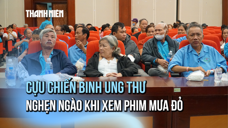 Cựu chiến binh bị ung thư xúc động khi xem phim Mưa Đỏ: Nhìn thấy mình trong từng thước phim