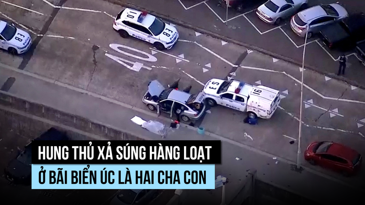 Hung thủ xả súng hàng loạt ở bãi biển Úc là hai cha con