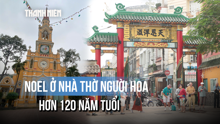 Nhà thờ người Hoa giữa Chợ Lớn, nơi nhiều bạn trẻ tìm đến dịp Noel