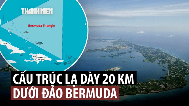 Phát hiện bất thường địa chất bên dưới đảo Bermuda