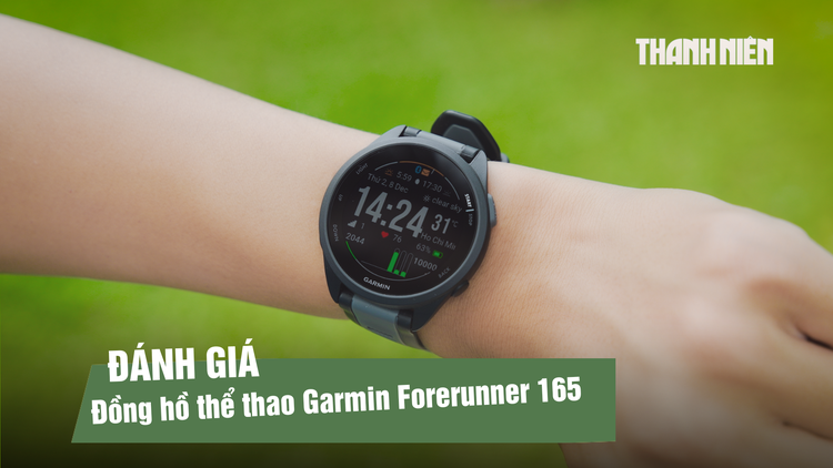 Đánh giá Garmin Forerunner 165: đồng hồ thể thao nhẹ 39g, pin dùng đến 11 ngày