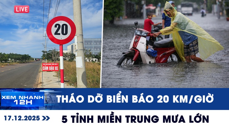 Xem nhanh 12h: Tháo dỡ biển báo 20 km/giờ ở Đồng Nai | Cảnh báo 5 tỉnh miền Trung mưa lớn