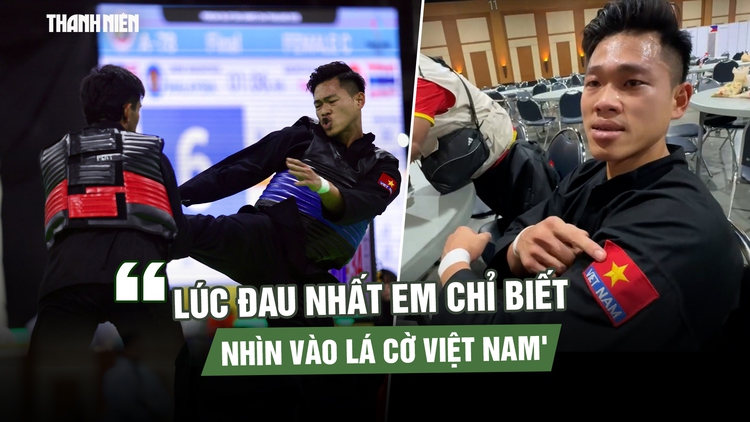 Võ sĩ Nguyễn Tấn Sang kiên cường đoạt HCV: 'Lúc đau nhất em chỉ biết nhìn vào lá cờ Việt Nam'