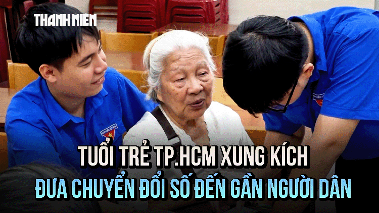 Tuổi trẻ TP.HCM xung kích hỗ trợ chính quyền 2 cấp – đưa chuyển đổi số đến gần người dân