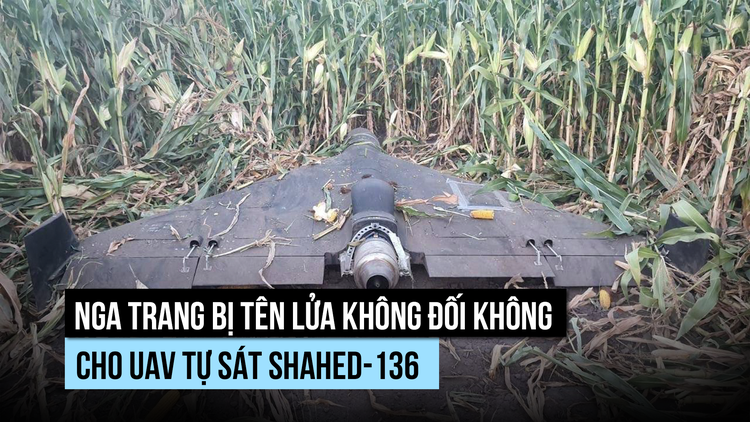 Xem Ukraine 'săn' UAV Nga mang tên lửa không đối không