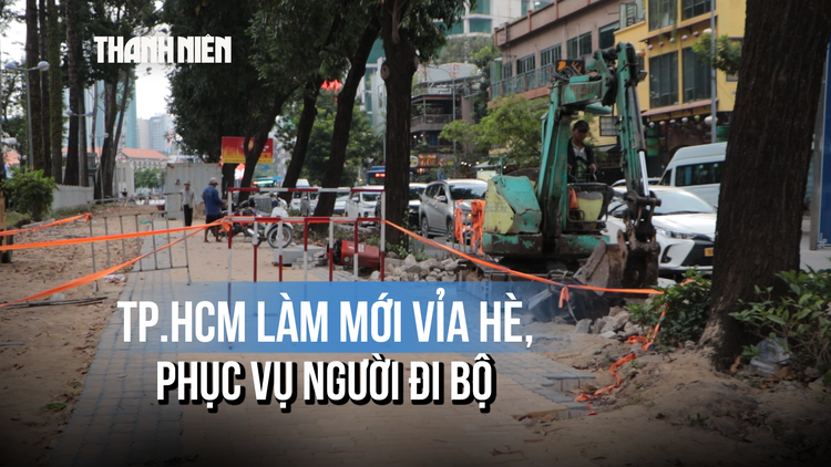 TP.HCM cải tạo vỉa hè trung tâm, người dân mong sớm hoàn thiện