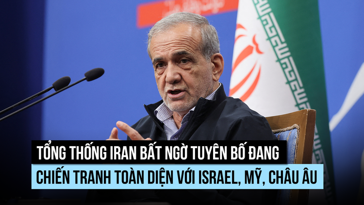 Tổng thống Iran tố Israel, Mỹ, châu Âu gây 'chiến tranh toàn diện'
