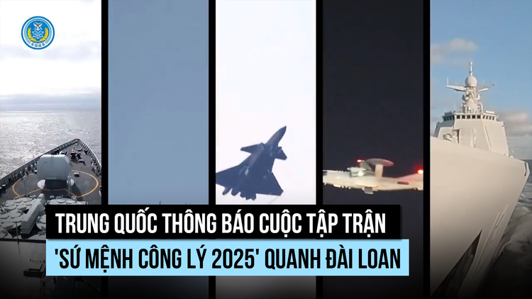 Trung Quốc mở tập trận lớn quanh Đài Loan