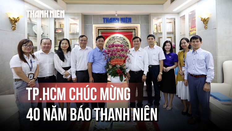Ban Tuyên giáo và Dân vận Thành ủy TP.HCM thăm Báo Thanh Niên nhân kỷ niệm 40 năm