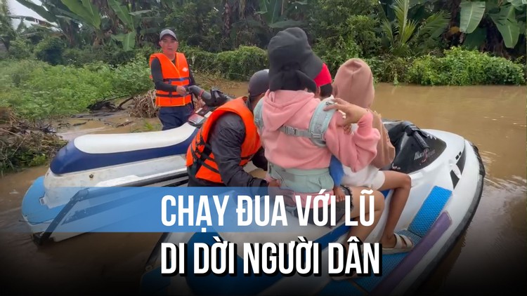 Di dời khẩn cấp hàng trăm hộ dân Hàm Liêm, Hàm Thuận do mưa lũ