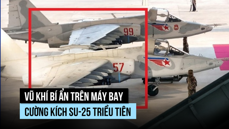Vũ khí bí ẩn trên cường kích Su-25 Triều Tiên
