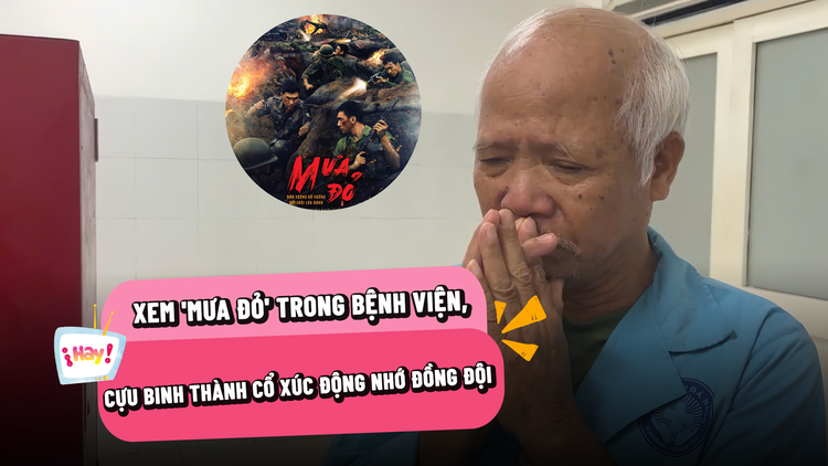 Cựu binh Thành cổ Quảng Trị xem 'Mưa đỏ' ở bệnh viện, nghẹn ngào nhớ đồng đội hy sinh