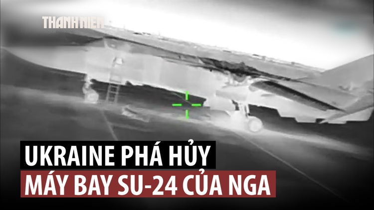 Ukraine phá hủy Su-24 ở Crimea, tung UAV tấn công thủ phủ Chechnya