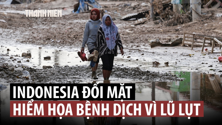 Lũ lụt tang thương vừa đi qua, Indonesia chật vật chống dịch bệnh