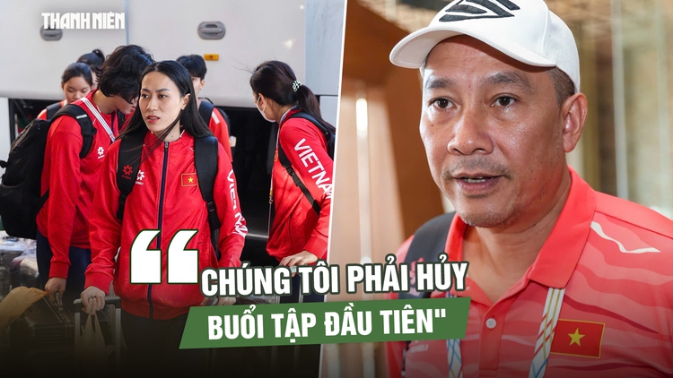 Đội tuyển bóng chuyền nữ Việt Nam mệt nhoài vì bị 'bỏ quên' ở sân bay