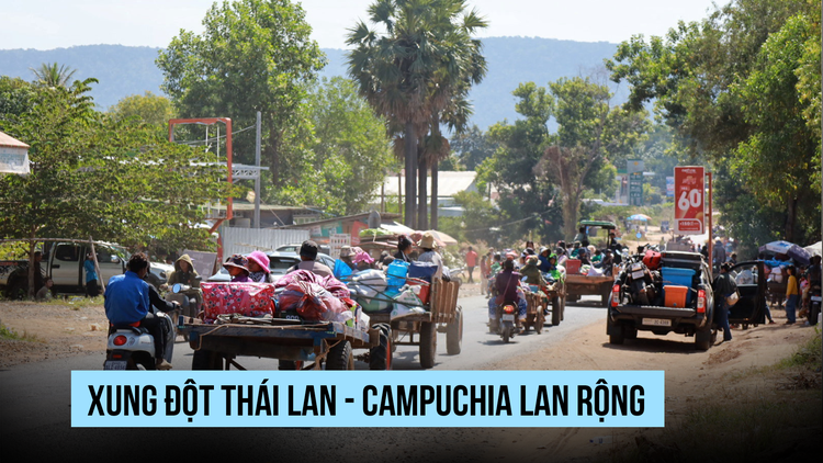 Giao tranh biên giới Thái Lan - Campuchia tiếp diễn, 6 dân thường thiệt mạng