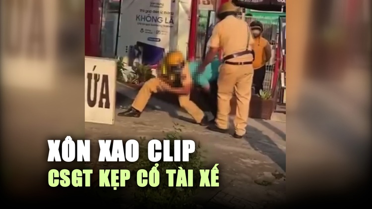 Làm rõ clip CSGT kẹp cổ tài xế taxi ở quận 7