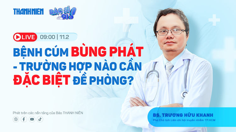 Livestream 'Bác sĩ ơi!' cùng Bác sĩ Trương Hữu Khanh: Bệnh cúm bùng phát - trường hợp nào cần đặc biệt đề phòng?