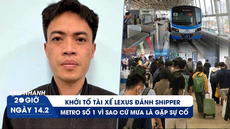 XEM NHANH 20H 14.2: Khởi tố tài xế Lexus đánh shipper | Metro số 1 vì sao cứ mưa là gặp sự cố