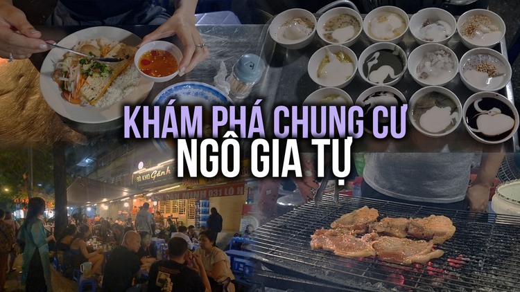 ‘Thiên đường ẩm thực’ tại chung cư Ngô Gia Tự