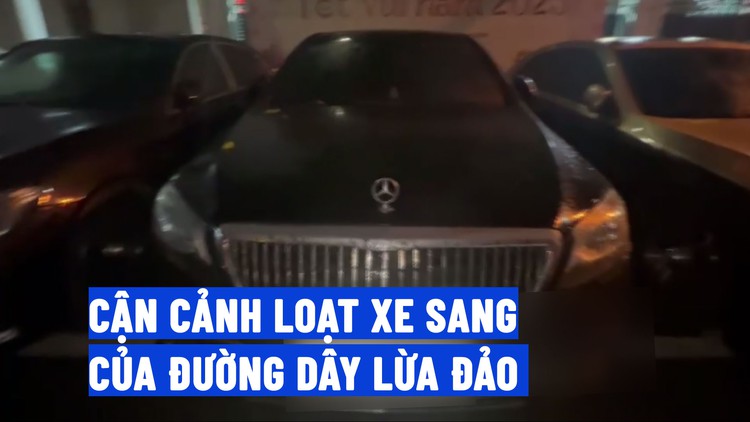 Thu loạt xe sang trong đường dây lừa đảo bằng đồng năng lượng MPX