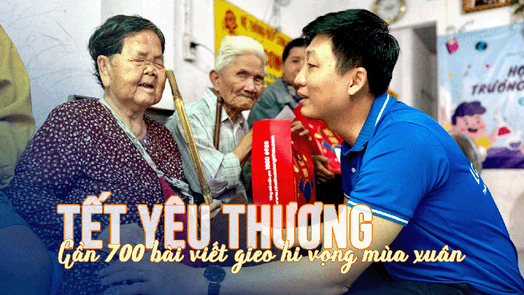 Tết yêu thương: Gần 700 bài viết gieo hy vọng mùa xuân