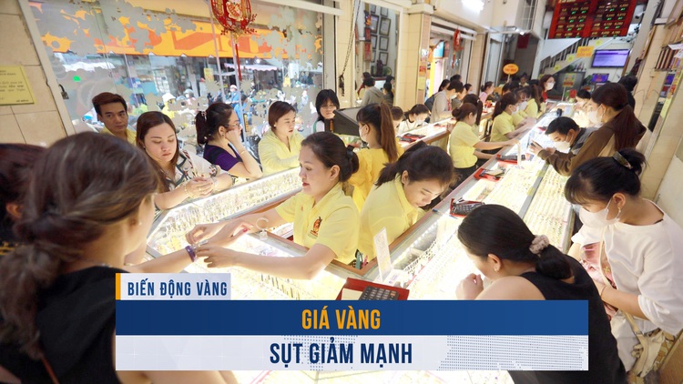 Biến động vàng ngày 26.2: Giá vàng sụt giảm mạnh