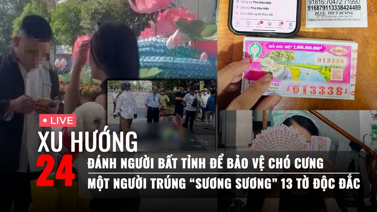 Xu Hướng 24: Đánh người bất tỉnh vì bảo vệ chó cưng | Một người trúng 'sương sương' 13 tờ độc đắc