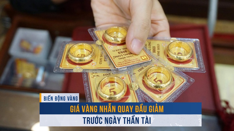 Biến động vàng ngày 6.2: Giá vàng nhẫn bất ngờ quay đầu giảm trước ngày Thần tài