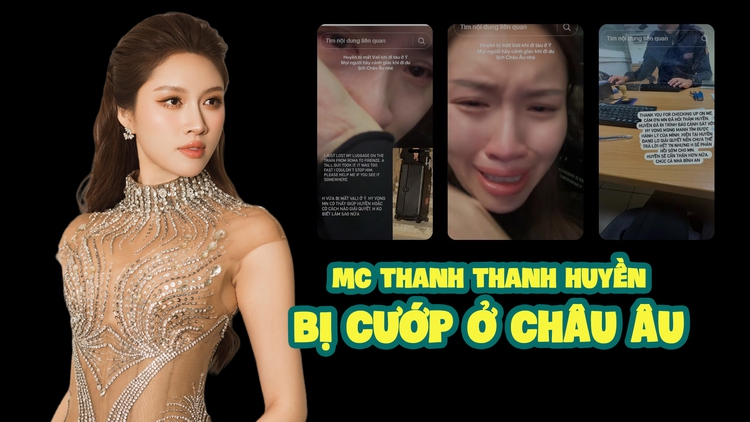 Thanh Thanh Huyền khóc nức nở vì bị cướp ở châu Âu