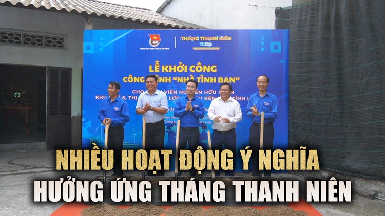 Vui mừng được Trung ương Đoàn hỗ trợ xây nhà ngay đầu Tháng Thanh niên