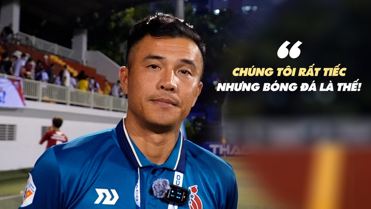 Dừng chân sớm, HLV Trường ĐH Công nghệ Đồng Nai: Chúng tôi tiếc, nhưng bóng đá là thế!