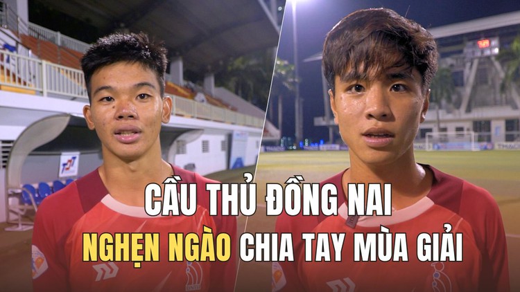 Cầu thủ Đồng Nai nghẹn ngào chia tay mùa giải: ‘CĐV ơi đừng buồn nhé’