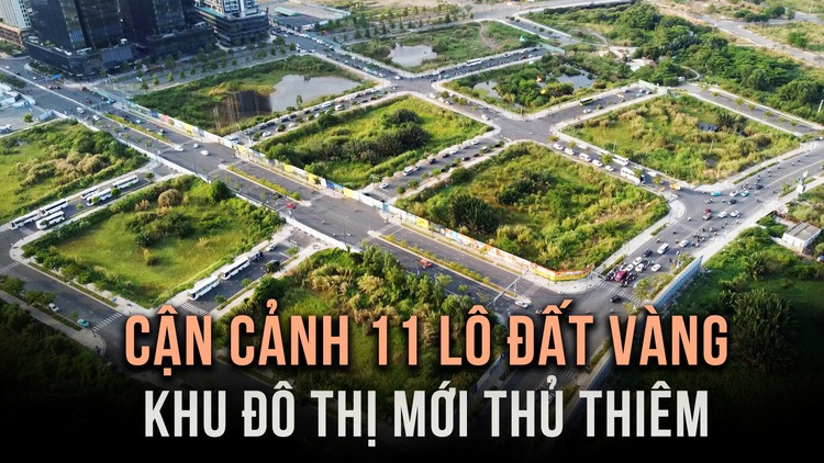 [FLYCAM] Cận cảnh 11 lô đất vàng Thủ Thiêm: Trung tâm tài chính quốc tế TP.HCM tương lai