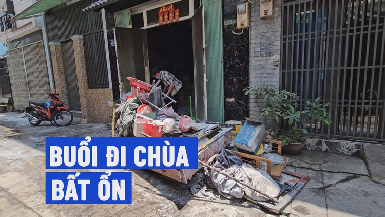 Khóa cửa đi chùa, đang trên đường về thì nghe tin nhà cháy