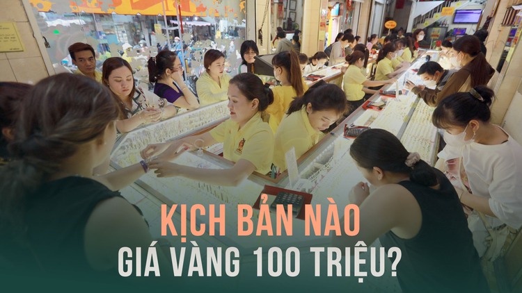 Giá vàng có đạt mức 100 triệu đồng/lượng không?