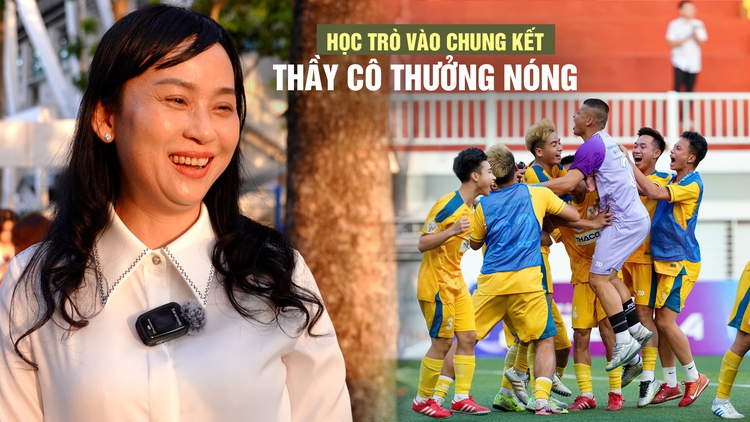 Chất như Trường ĐH VH-TT-DL Thanh Hóa, thầy cô thưởng nóng ngay khi đội vào chung kết