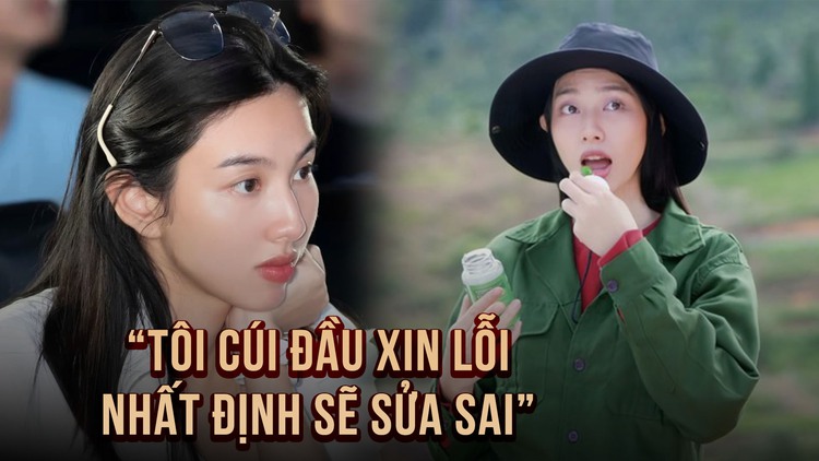 Thùy Tiên 'cúi đầu xin lỗi' sau ồn ào quảng cáo kẹo rau củ