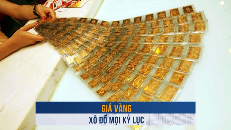 Biến động vàng ngày 17.3: Giá vàng xô đổ mọi kỷ lục