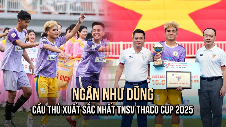 Cầu thủ xuất sắc nhất TNSV THACO cup 2025: Giờ là lúc tập trung cho giải quốc tế