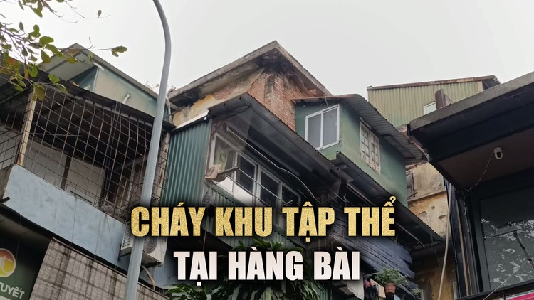 Hà Nội: Cháy Khu tập thể 11 Vọng Đức