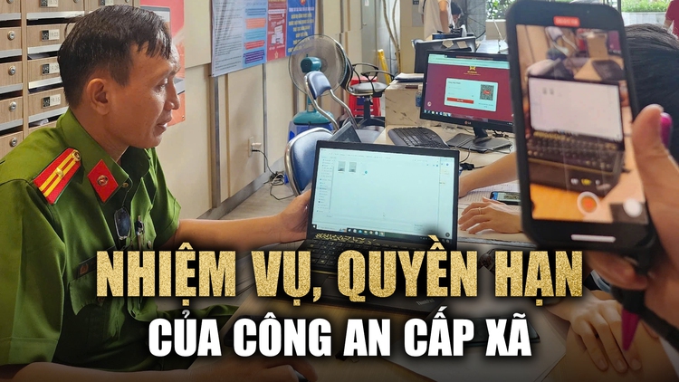 Nhiệm vụ, quyền hạn của công an cấp xã