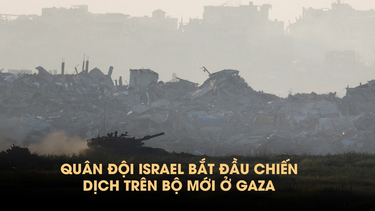 Israel tung quân giữ hành lang cắt đôi Dải Gaza