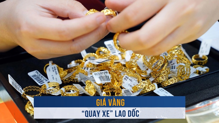 Biến động vàng ngày 21.3: Giá vàng 'quay xe' lao dốc