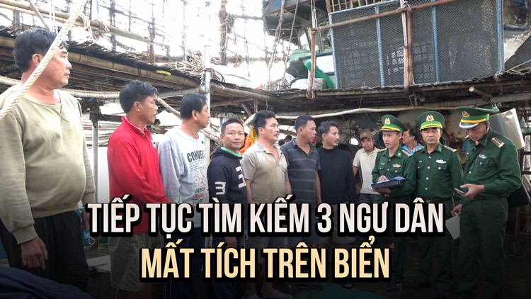 Bình Định: Tàu cá bị chìm, 1 ngư dân tử vong và 4 người mất tích