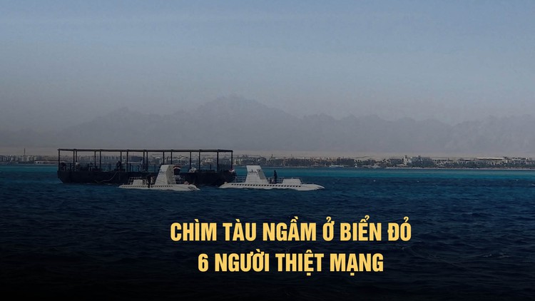Tàu ngầm chìm, 6 khách Nga thiệt mạng ở Ai Cập