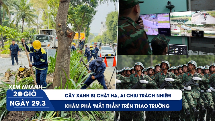 XEM NHANH 20H 29.3: Cây xanh bị chặt hạ, ai chịu trách nhiệm | Khám phá ‘mắt thần’ trên thao trường